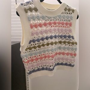Zara cropped sweater -crochet style!